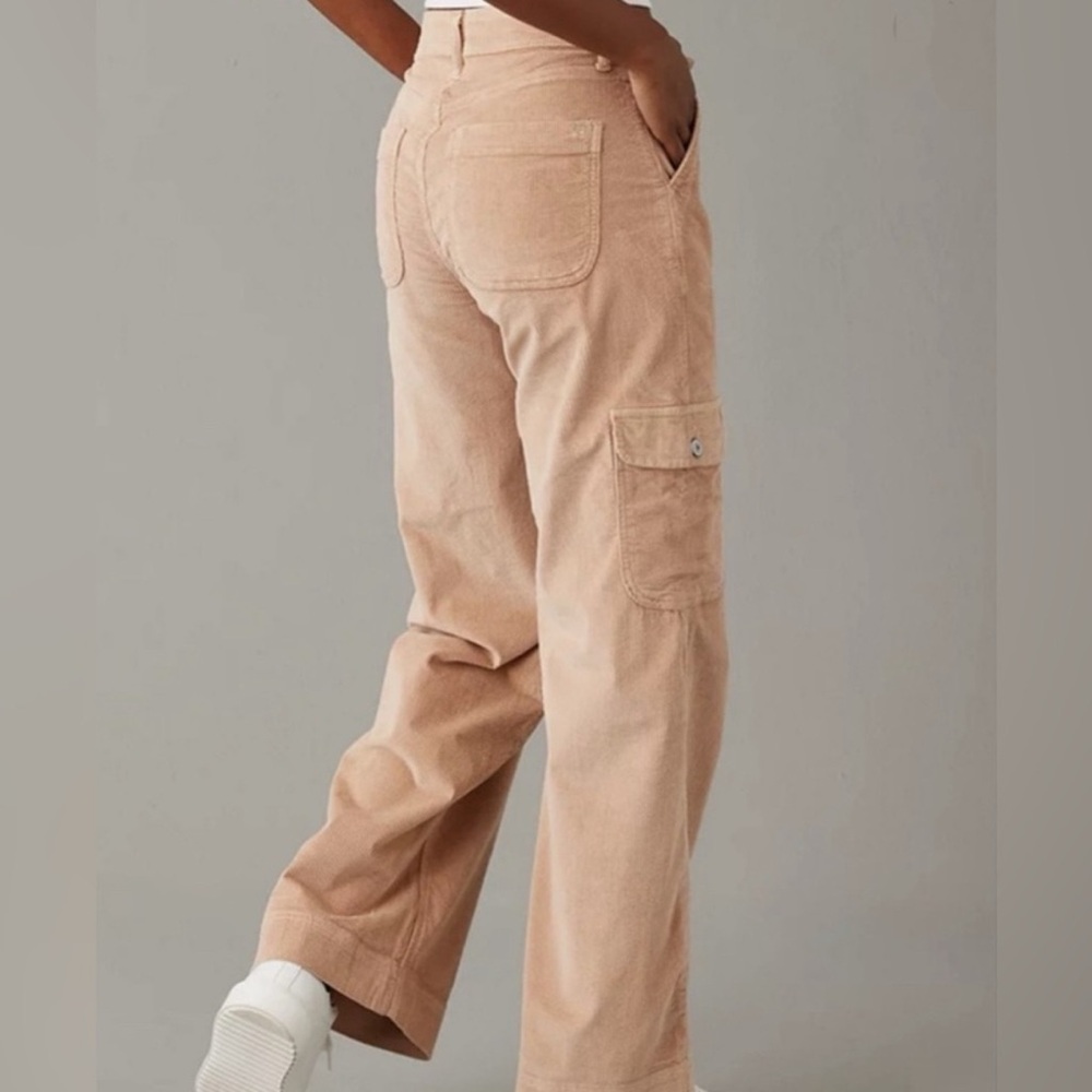 American Eagle Super High Rise Baggy Wide Leg Corduroy Pants | XS/00